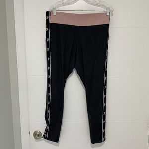 PINK grey yoga pants